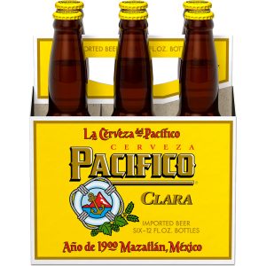 bottles of beer called Pacifico Clara.