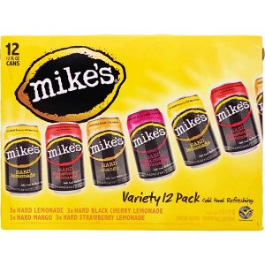 A box of Mikes Hard Party Pack.