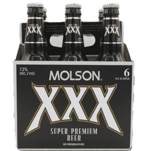 Molson XXX bottles