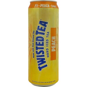 A can of Twisted Tea Peach.